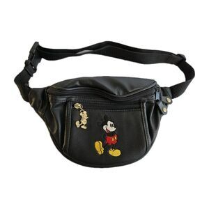 Vintage Disney World Mickey Mouse Fanny Pack Crossbody Mickey Charm Embroidered